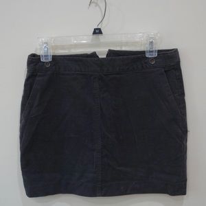 Banana Republic Dark Gray Corduroy Mini Skirt - US 6